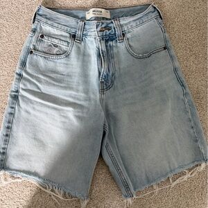 Hollister Faded Blue Jean Shorts